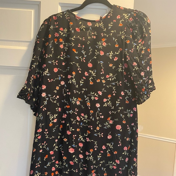 GANNI Elm Georgette Floral Dress - Picture 1 of 4